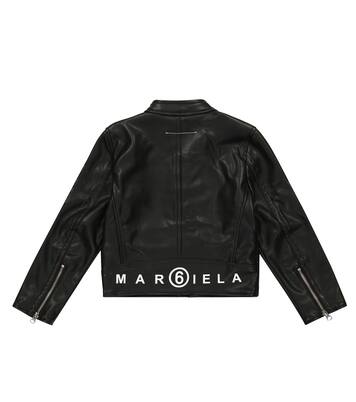 Jacke aus Lederimitat | MM6 Maison Margiela Kids