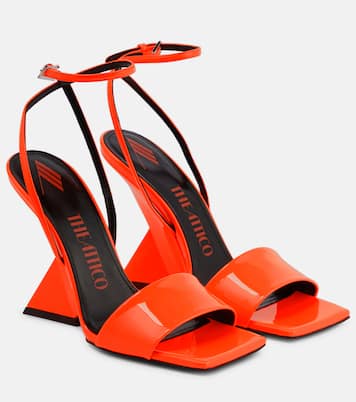 Wedge-Sandalen Cheope aus Lackleder | The Attico