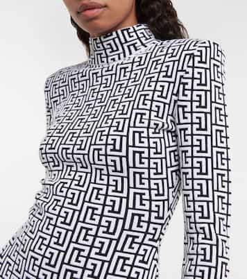 Monogram wool-blend sweater | Balmain