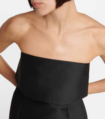 Top senza spalline in cotone e lana | Toteme