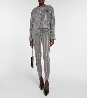 Verzierte Hose aus Mesh | Prada