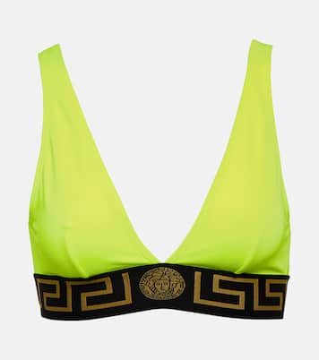Haut de bikini triangle Greca | Versace