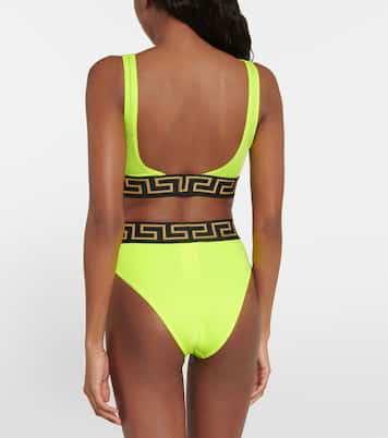 Haut de bikini triangle Greca | Versace
