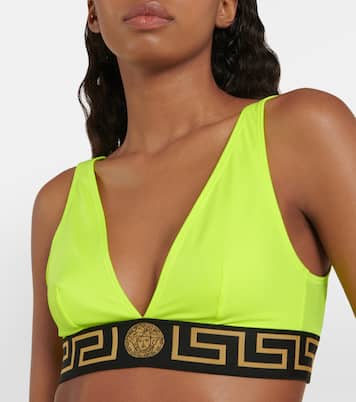 Haut de bikini triangle Greca | Versace