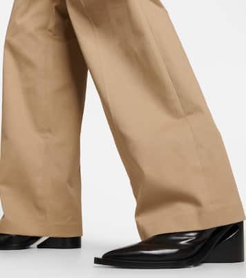Pantalon ample Flavie à taille haute en coton | Nili Lotan