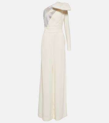 Embellished one-shoulder jumpsuit | Elie Saab