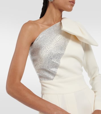 Embellished one-shoulder jumpsuit | Elie Saab