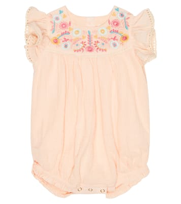 Baby - Tutina Maria in cotone con ricamo | Louise Misha