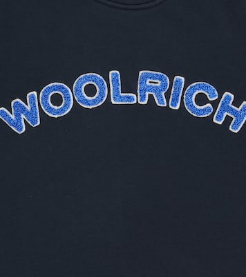 Felpa in cotone con logo | Woolrich Kids