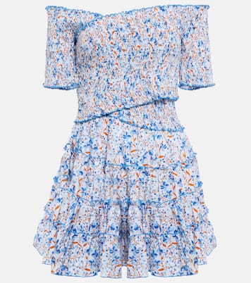 Soledad floral cotton minidress | Poupette St Barth
