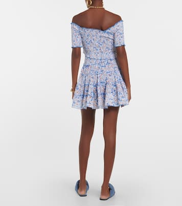 Soledad floral cotton minidress | Poupette St Barth