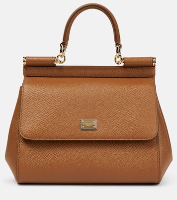 x Kim Sicily Small leather tote bag | Dolce&Gabbana
