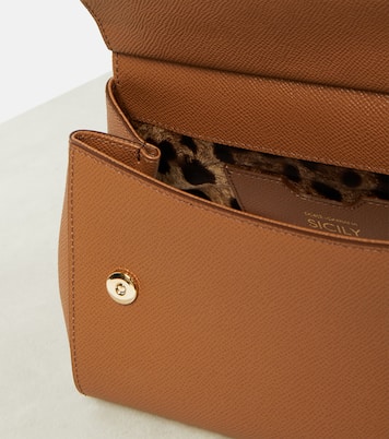 x Kim Sicily Small leather tote bag | Dolce&Gabbana