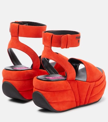 Sandales Pucciami à plateforme en daim | Pucci