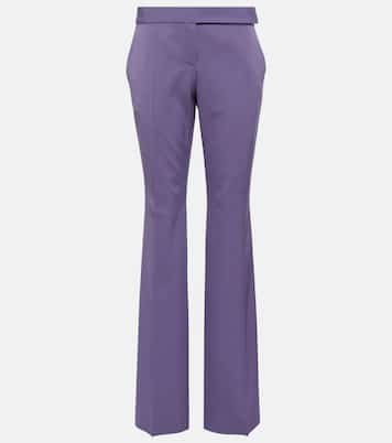 Low-rise wool-blend pants | Stella McCartney