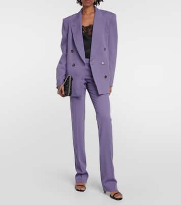 Low-rise wool-blend pants | Stella McCartney