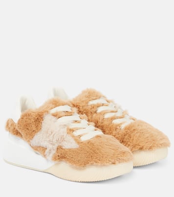 Loop faux fur sneakers | Stella McCartney
