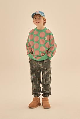 Sudadera Pink Dot de jersey de algodón | Jellymallow