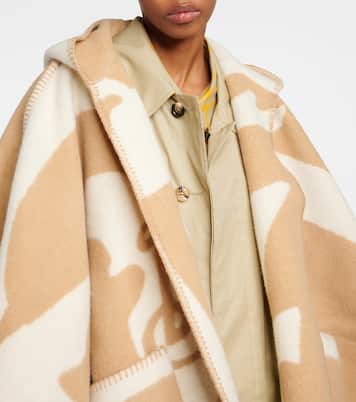 Capa de lana estampada | Burberry