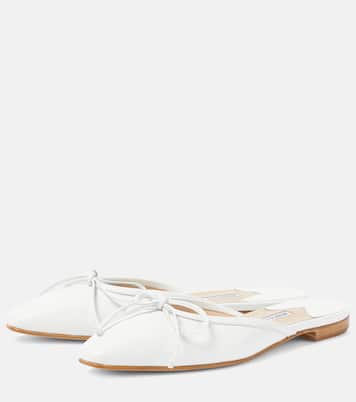 Mules Ballerimu in pelle | Manolo Blahnik