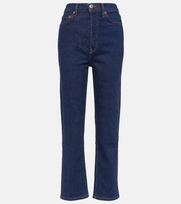 Jeans rectos 70s Stove Pipe de tiro alto | Re/Done