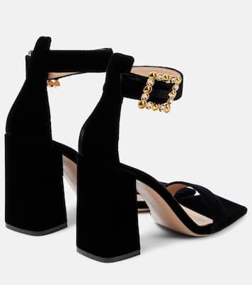 Sandalias Wondy de terciopelo | Gianvito Rossi