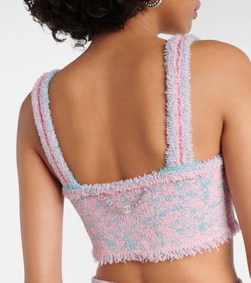 Crop top de tweed | Rabanne