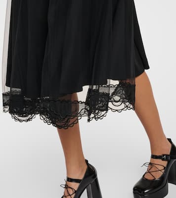 Vestido midi de algodón | Simone Rocha