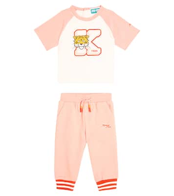Bébé - Ensemble t-shirt et pantalon de survêtement en coton | Kenzo Kids