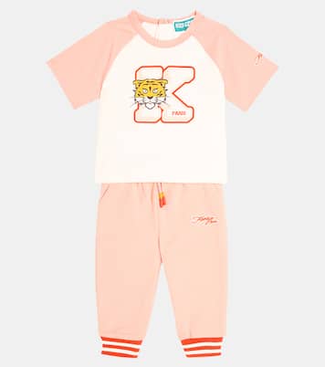 Bébé - Ensemble t-shirt et pantalon de survêtement en coton | Kenzo Kids
