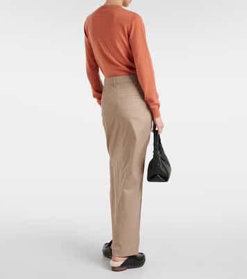 Low-Rise-Maxirock aus einem Baumwollgemisch | Brunello Cucinelli