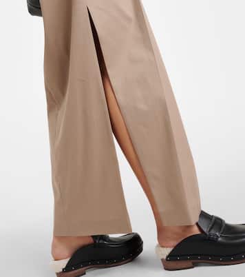 Low-Rise-Maxirock aus einem Baumwollgemisch | Brunello Cucinelli