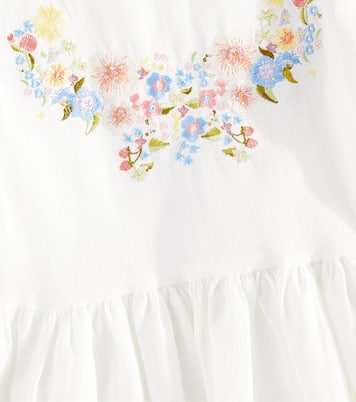 Besticktes Kleid aus Leinen | Paade Mode