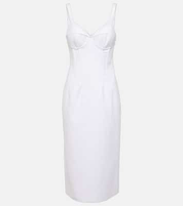 Abito bustier midi in cotone | Sportmax