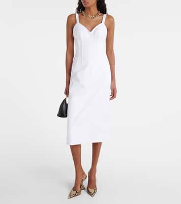 Abito bustier midi in cotone | Sportmax
