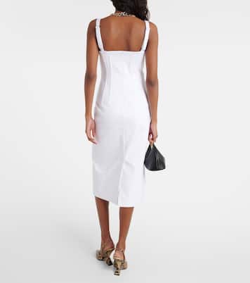 Abito bustier midi in cotone | Sportmax