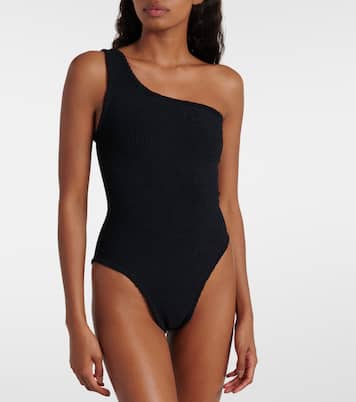 Nancy one-shoulder swimsuit | Hunza G