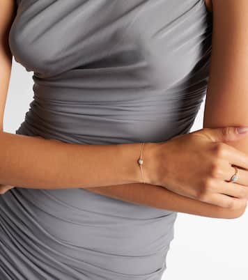 Birthstone Bonbon 14kt gold bracelet with diamond | Stone and Strand