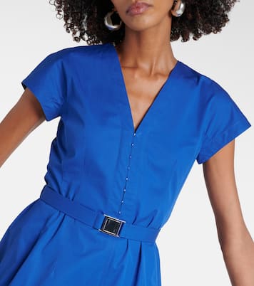 Abito midi in popeline di cotone | Tory Burch