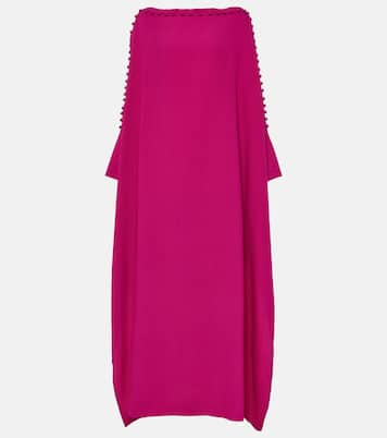 Mila off-shoulder crêpe kaftan | Taller Marmo
