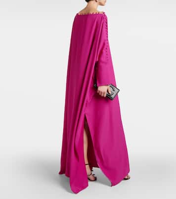 Mila off-shoulder crêpe kaftan | Taller Marmo
