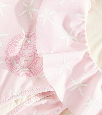 Stella Marina ruffled one-shoulder swimsuit | Versace Kids