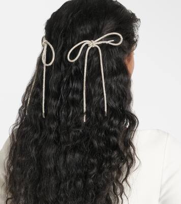 Set di 2 spille in corda Ava con fiocco | Jennifer Behr