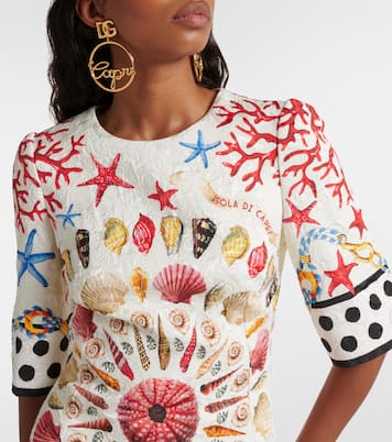 Miniabito Capri con stampa | Dolce&Gabbana