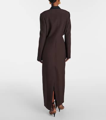 Cappotto Bellow in raso | Khaite