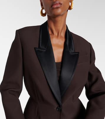 Cappotto Bellow in raso | Khaite