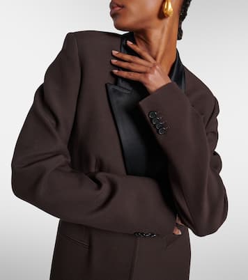 Cappotto Bellow in raso | Khaite