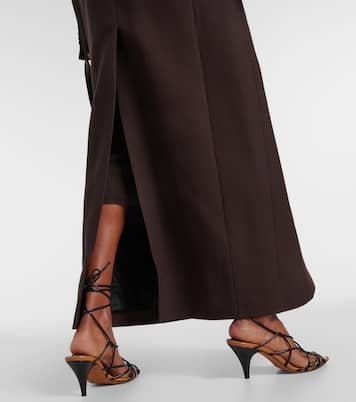Cappotto Bellow in raso | Khaite