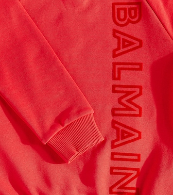 Sudadera de algodón con logo | Balmain Kids