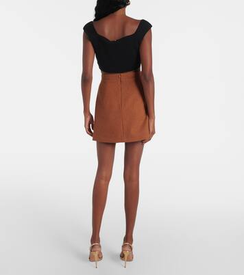 Minigonna Iconic in misto lana e cotone | Patou